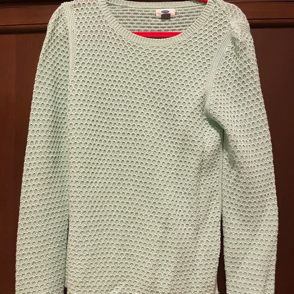 Teal sweater